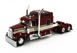 1/64 DCP / FIRST GEAR  KENWORTH W900 RED/CHROME WITH TIPPER TRAILER 60-1872