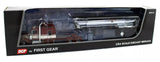 1/64 DCP / FIRST GEAR  KENWORTH W900 RED/CHROME WITH TIPPER TRAILER 60-1872