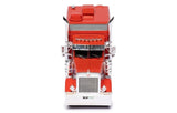1/64 Scale IXO Peterbilt 379 STRETCHED WITH LONG SLEEPER AND EAGLE GRAPHIC AND FLAG PAINTED CUSTOM RED