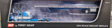 1/64 DCP / FIRST GEAR PETERBILT 389 SRD BLUE/GRAY WITH ROADBRUTE TRAILER 60-1291