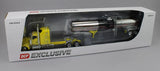 1/64 Dcp DOUBLE C TRANSPORT Kenworth W900L AERODYNE YELLOW With Tanker Trailer 60-2147