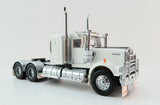 1/50 Scale Kenworth W900 Lowline Sleeper White With Black Chassis and alloy wheels Made By Iconic Replicas