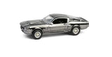 1/64 Greenlight 1967 Ford Mustang Eleanor Metallic Silver CHROME New On Card