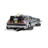 Scalextric Back To The Future Part 2 FLYING Time Machine In The Scalextric Display Case