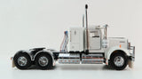 1/50 Scale Kenworth W900 Lowline Sleeper White With Black Chassis and alloy wheels Made By Iconic Replicas