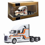 1/64 Scale IXO 2018 Freightliner Cascadia Prime Mover WHITE WITH STRIPES In Display Box