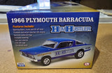 1/18 Acme 1966 PLYMOUTH BARRACUDA HEMI HUSTLER LIMITED TO 400 MADE WORLDWIDE