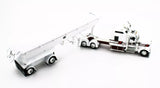 1/64 DCP / FIRST GEAR  KENWORTH W900 WHITE/WHITE WITH TIPPER TRAILER 60-1874