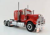 1/50 Scale Kenworth W900 Lowline Sleeper Red With Black Chassis Made By Iconic Replicas Spiders