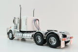 1/50 Scale Kenworth W900 Lowline Sleeper White With Black Chassis and alloy wheels Made By Iconic Replicas