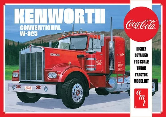 Amt 1/25 Scale COCA COLA Kenworth W-925 Conventional Plastic Model Kit