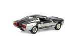 1/64 Greenlight 1967 Ford Mustang Eleanor Metallic Silver CHROME New On Card