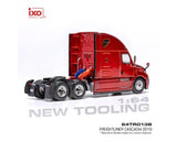 1/64 Scale IXO 2018 Freightliner Cascadia Prime Mover in metallic red In Display Box