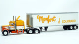 1/87 SCALE PETERBILT 359 MONFORT WITH REFRIGERATED TRAILER