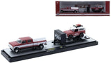 1/64 M2 FORD BRONCO 60- F350 RAMP Truck And 1966 BRONCO Car New In Display Box