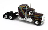 1/64 DCP / FIRST GEAR KENWORTH W900A AERODYNE PLUM WITH CURTAINSIDER TRAILER 60-1618