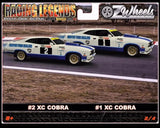 1/64 Oz Wheels 1/64 BATHURTS  ALLAN MOFFAT FORD COBRA TWIN SET New On Card