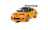 SCALEXTRIC 1/32 SCALE BRIANS TOYOTA SUPRA  FROM THE MOVIE FAST AND FURIOUS BRAND NEW IN DISPLAY CASE -- C4591