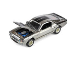 1/64 Greenlight 1967 Ford Mustang Eleanor Metallic Silver CHROME New On Card