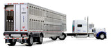 1/64 Dcp / First Gear LEGACY SERIES Peterbilt 379 NATIONAL CARRIERS With Livestock Trailer 69-2306