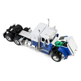 1/64 Scale DCP BLUE/WHITE Chevrolet Bison & 40FT REFRIGERATED VINTAGE Trailer  60-2345