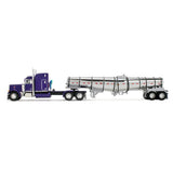 1/64 Dcp / First Gear Peterbilt 379 WILD ORCHARD With TANKER Trailer 60-2354