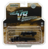1/64 Greenlight 1972 Ford F350 RAMP tRUCK AND 1973 Falcon XB Last Of The V8 Interceptors Black New On CarD