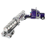 1/64 Dcp / First Gear Peterbilt 379 WILD ORCHARD With TANKER Trailer 60-2354
