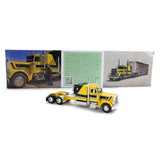 1/64 Dcp / First Gear RED`S FAVOURITE Peterbilt 359 YELLOW/BLACK With Livestock Trailer 69-2265