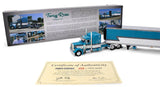 1/64 Dcp / First Gear BIG RIGS SERIES 2 #5 Peterbilt 379 TWAY ROSE With Refrigerated Trailer 69-2270