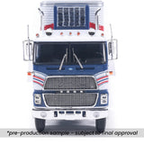 1/64 Scale Ixo Ford CL9000 Prime Mover IN RED/WHITE/BLUE AND STRIPES WITH MATCHIN TRAILER  NEW IN DISPLAY BOX
