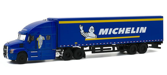1/64 GREENLIGHT MACK ANTHEM MICHELIN WITH TRAILER NEW IN DISPLAY BOX