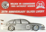 1/18 VR COMMODORE 1995 BATHURST WINNING SILVER LIVERY CASTROL RACE CAR CLASSIC CARLECTABLES