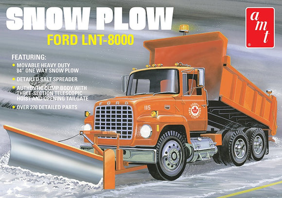 AMT 1/25 SCALE FORD LNT-8000 SNOW PLOW PLASTIC MODEL KIT
