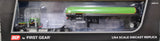 1/64 DCP / FIRST GEAR GREEN/BLACK KENWORTH W900L WITH LPG TANKER TRAILER 60-1136