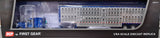 1/64 DCP / FIRST GEAR PETERBILT 379 TRI DRIVE WESTERN WITH TRI AXLE LIVESTOCK TRAILER 60-1217