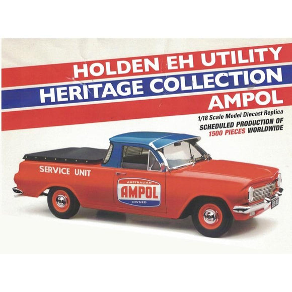 1/18  CLASSIC CARLECTABLE EH HOLDEN UTE AMPOL FROM THE HERITAGE COLLECTION