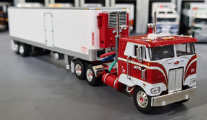 1/64 PETERBILT 352 COE PIRKLE REFRIGERATED FREIGHT LINES WITH 40FT VINTAGE REFRIGERATED TRAILER