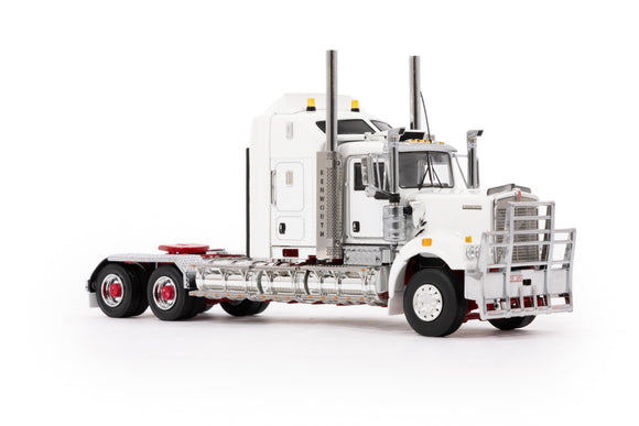 DRAKE KENWORTH C509 WHITE/RED CHASSIS WITH SLEEPER 1/50 SCALE DIECAST NEW IN BOX Z01582