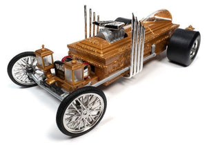 1/18 SCALE GEORGE BARRIS DRAGULA TV CAR FROM THE MUNSTERS NEW IN BOX MADE BY AUTOWORLD