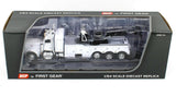 1/64 SCALE PETERBILT 389 HEAVY TOWING ROTATOR TRUCK IN WHITE DCP/FIRST GEAR 60-0863