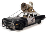 1/18 SCALE THE BLUES BROTHERS 1974 DODGE MONACO POLICE PURSUIT CAR & FIGURES  NEW IN BOX MADE BY AUTOWORLD